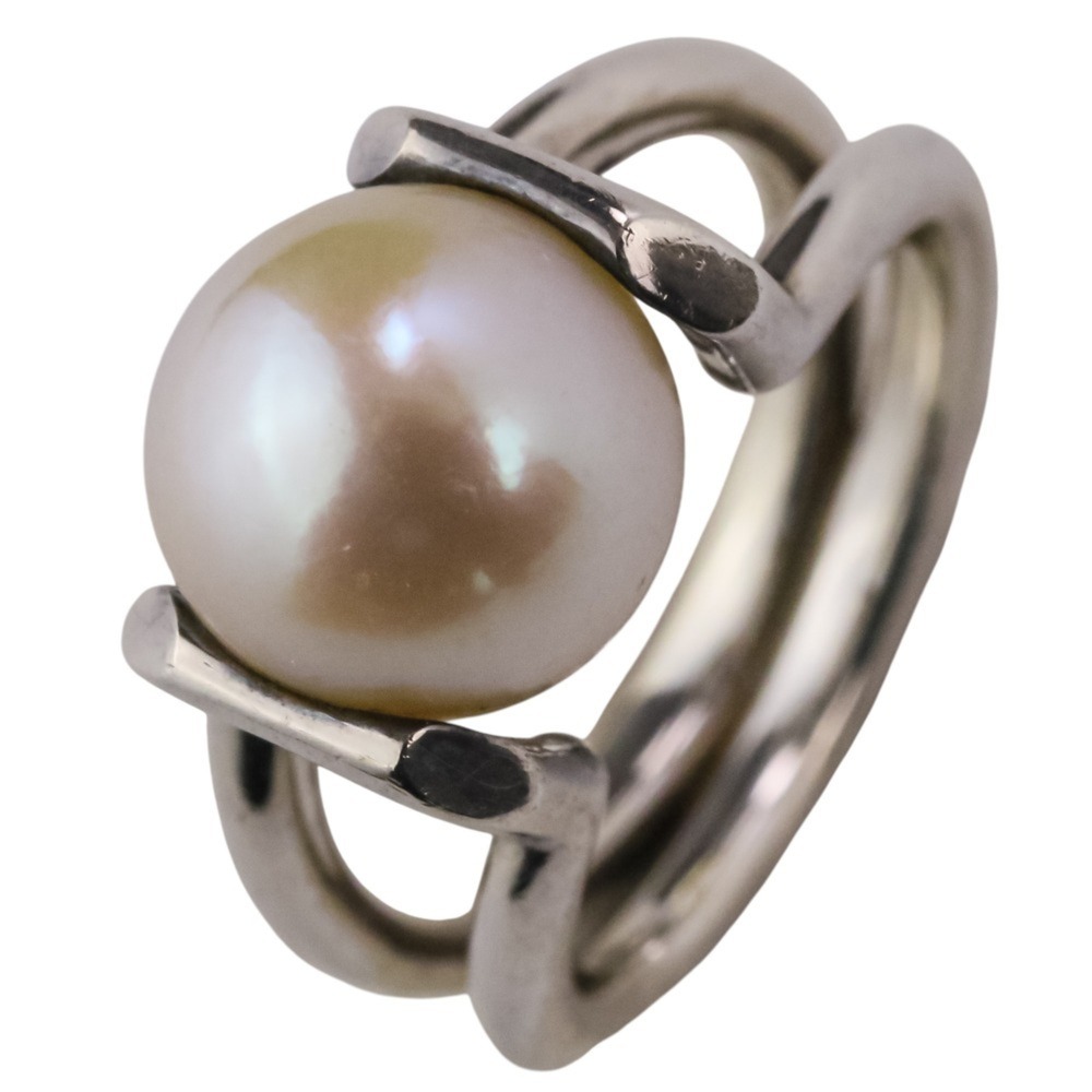 TIFFANY & CO. Silver Pearl Ring
